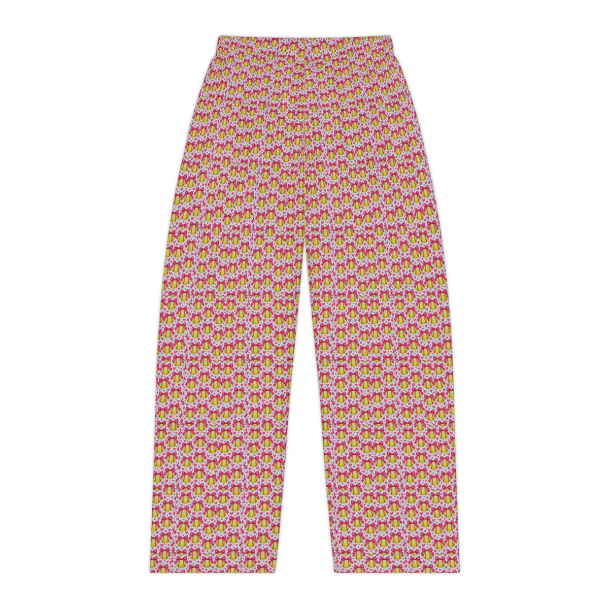 Softball girl, pink bow pajama pants, cute Softball sleep wear