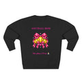 Softball mom sweatshirt ~ she plays, I pray/ pink bow Softball crewneck