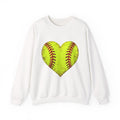 Softball heart sweatshirt/Softball Mom pullover/cute game day sweatshirt, Softball lover gift